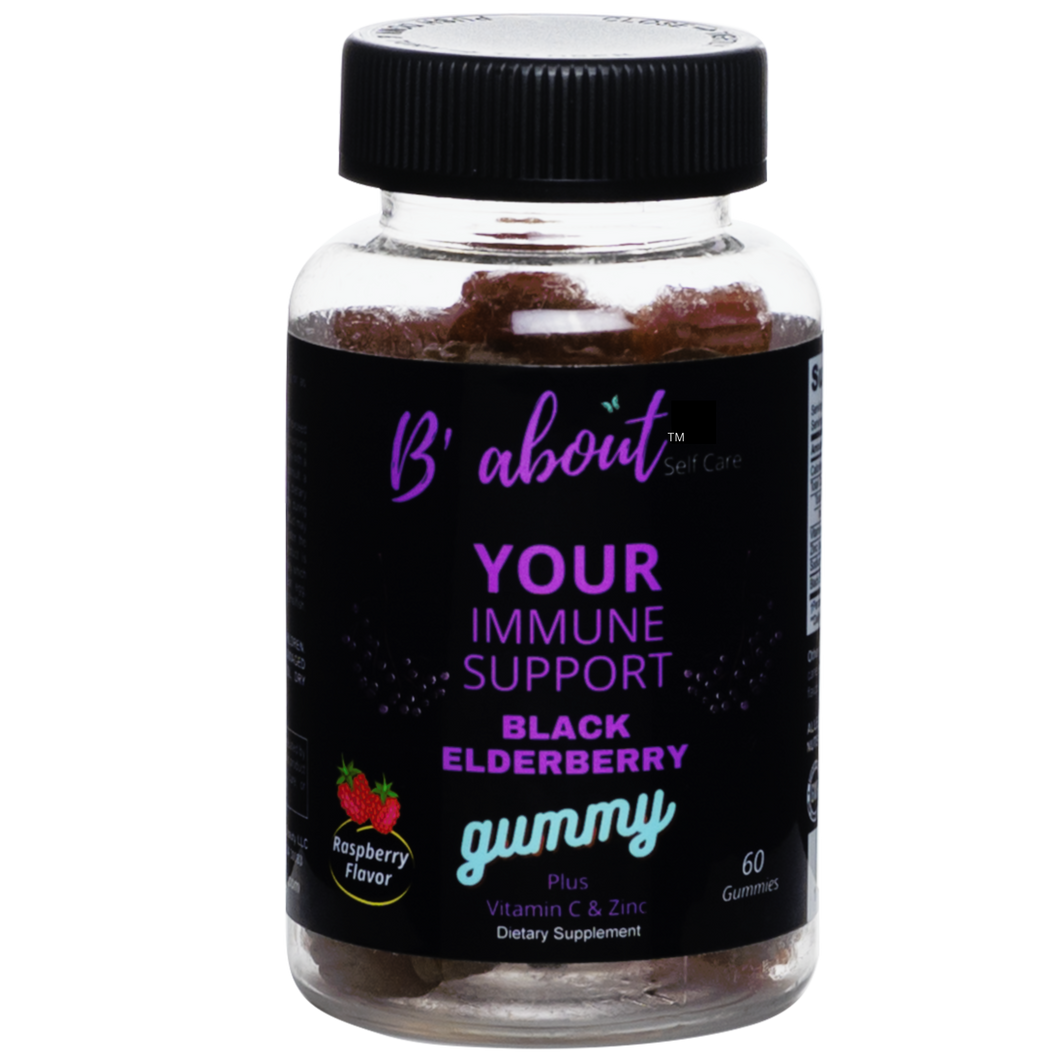 B'  About - Your Immune Support Elderberry with Vitamin C & Zinc! Gummies